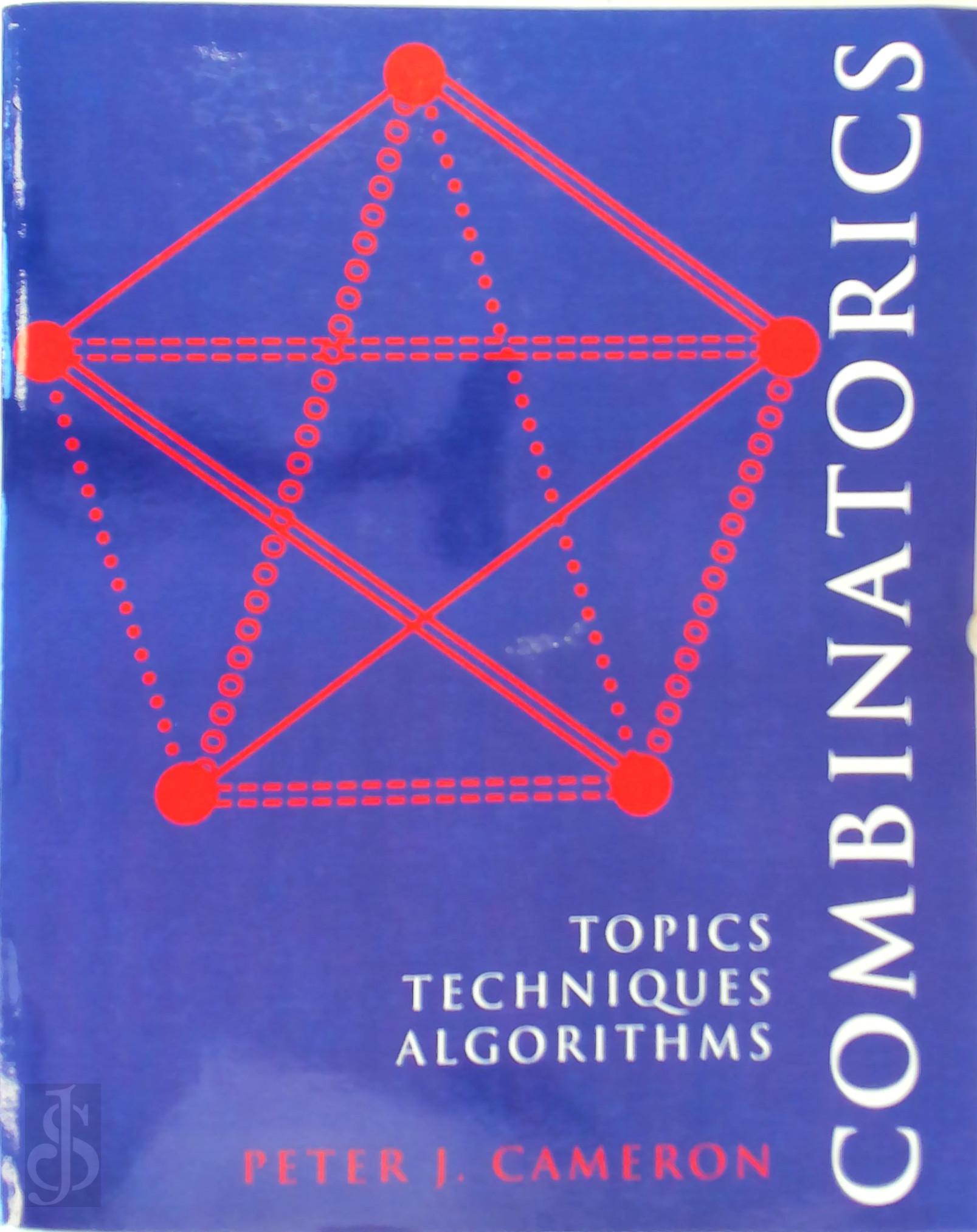 Cameron - Combinatorics. Topics, Techniques, Algorithms