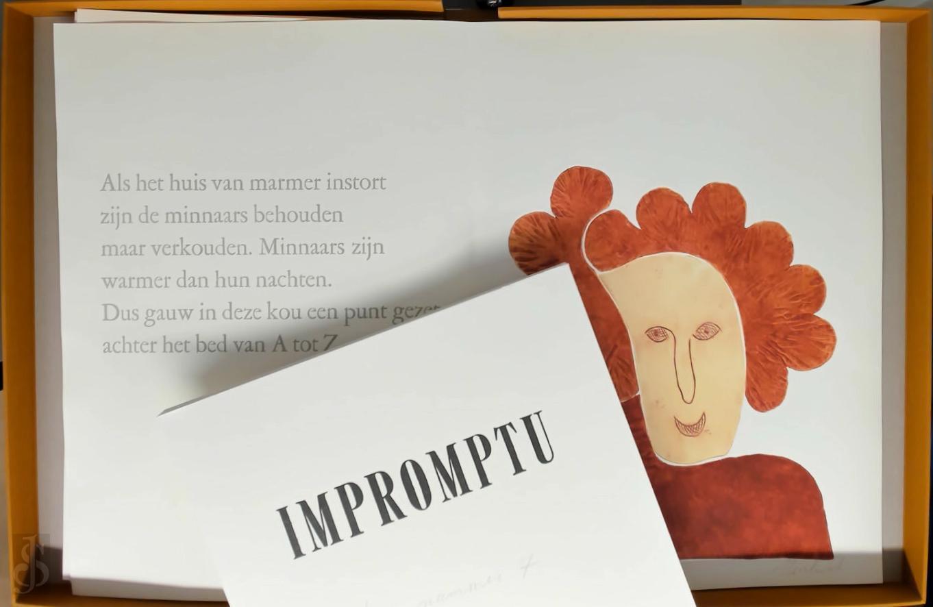 Hugo Claus 10583, Reinhoud - Impromptu [Arabisch genummerd ex. met extra suite]