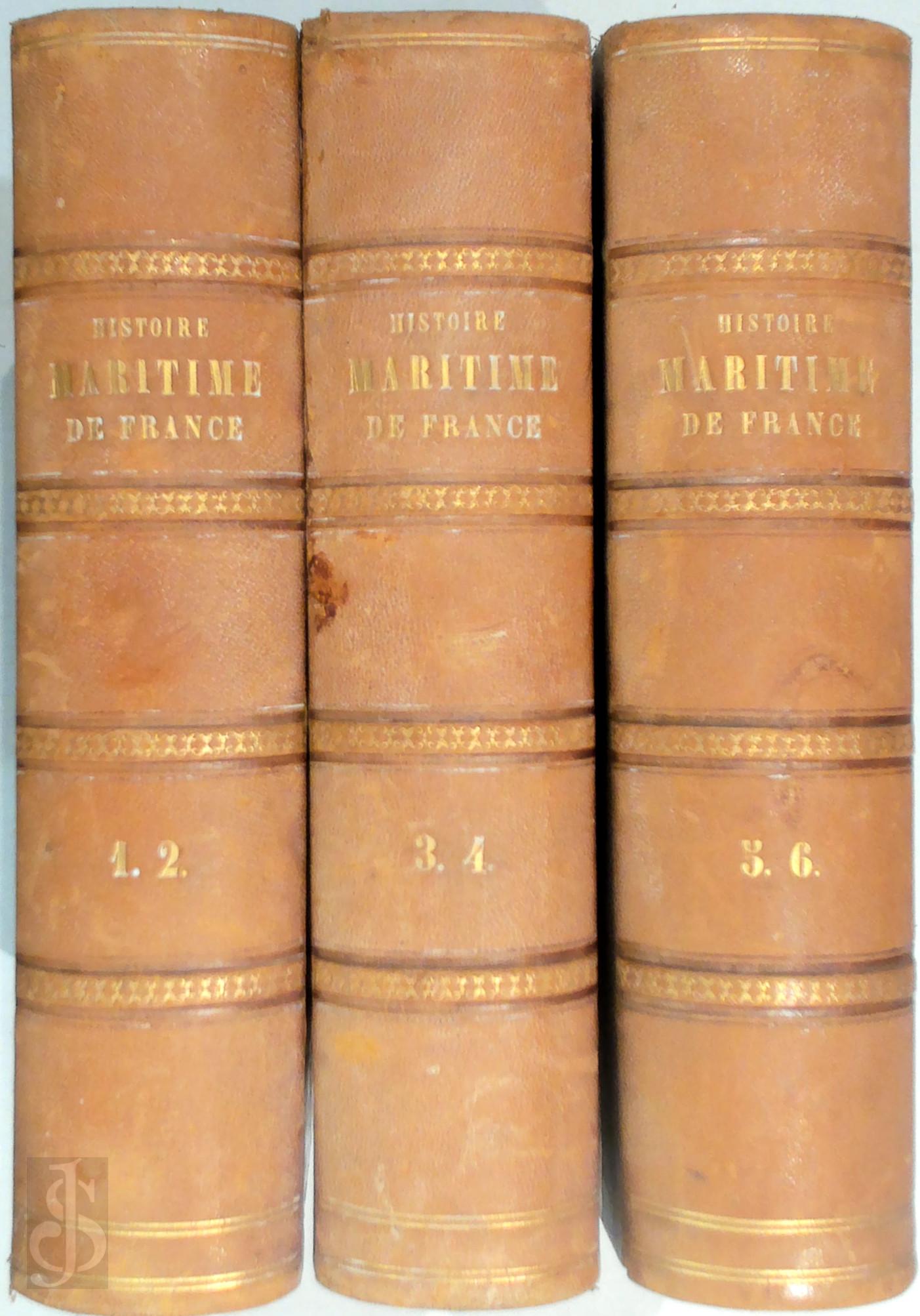 Lon Gurin 13122 - Histoire Maritime de France [3 Vol.]. Contenant l'Histoire des Provinces et Villes Maritimes. Nouvelle dition.