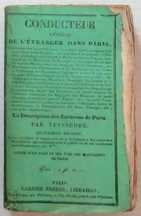A. Teyssedre - Conducteur gnral de l'tranger dans Paris. Quatrime dition