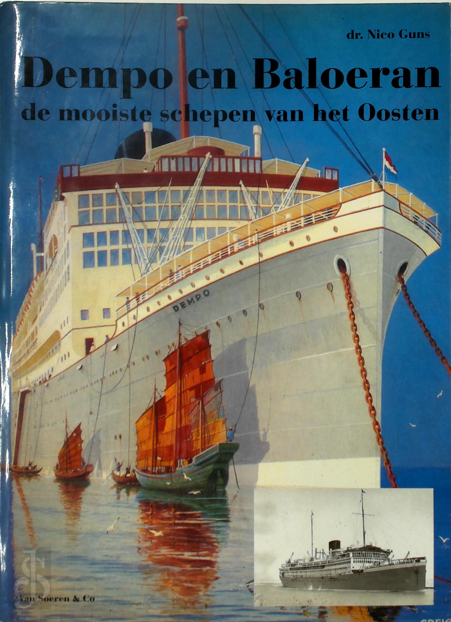 Nico Guns 63375 - Dempo en Baloeran. 'de mooiste schepen van het Oosten'