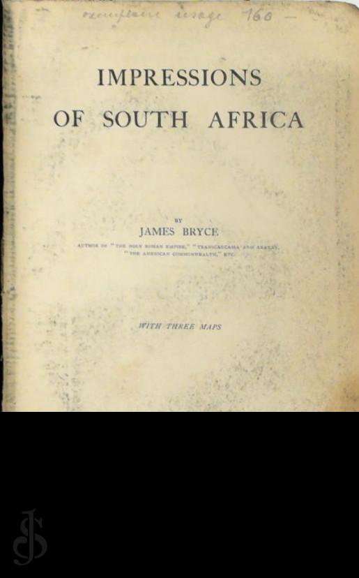 James Bryce 156048 - Impressions of South Africa