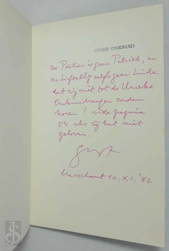 Gust Gils 10522 - Uniek onkruid [met opdracht aan Patrick Conrad]