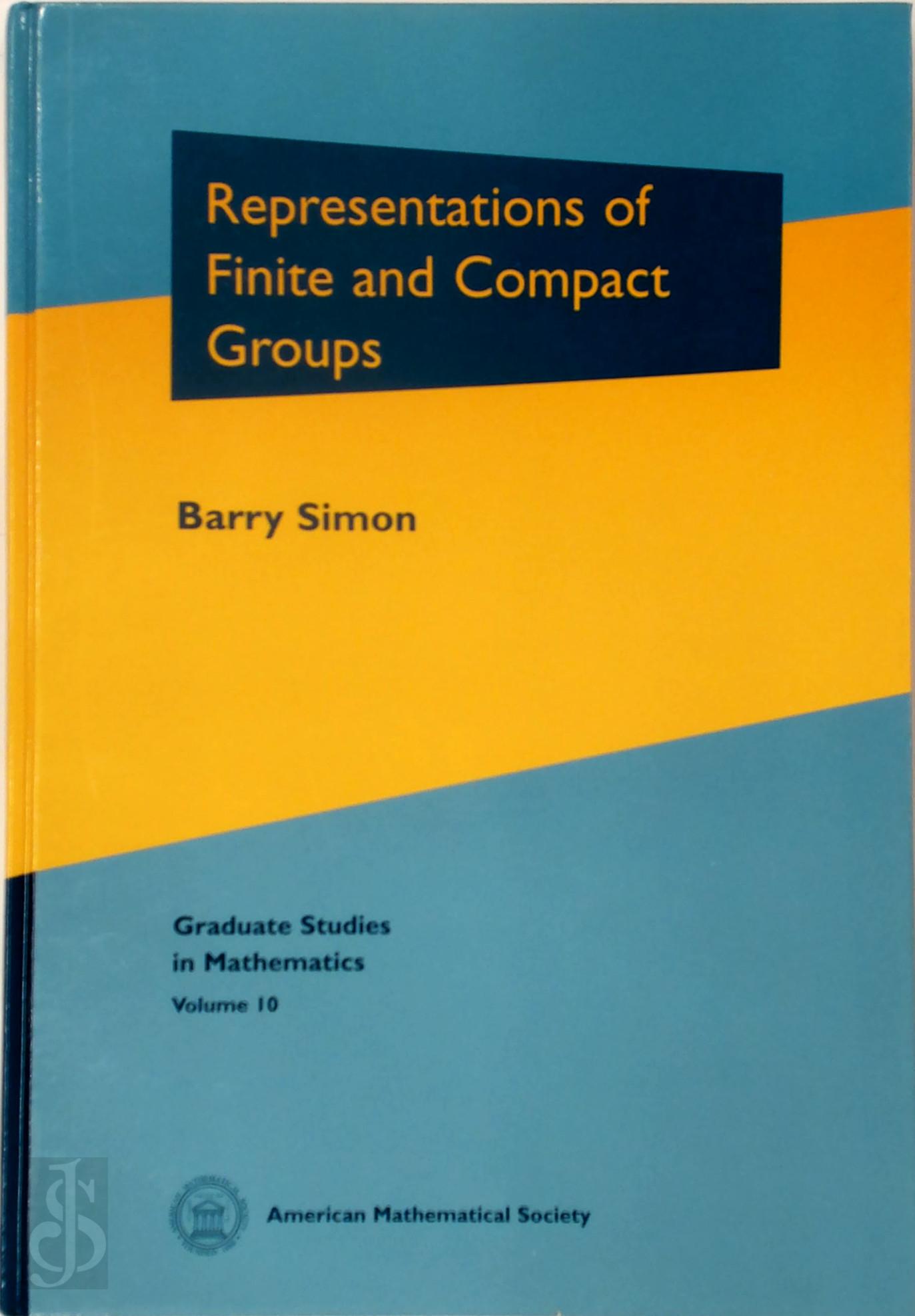 Barry Simon 300372 - Representations of Finite and Compact Groups