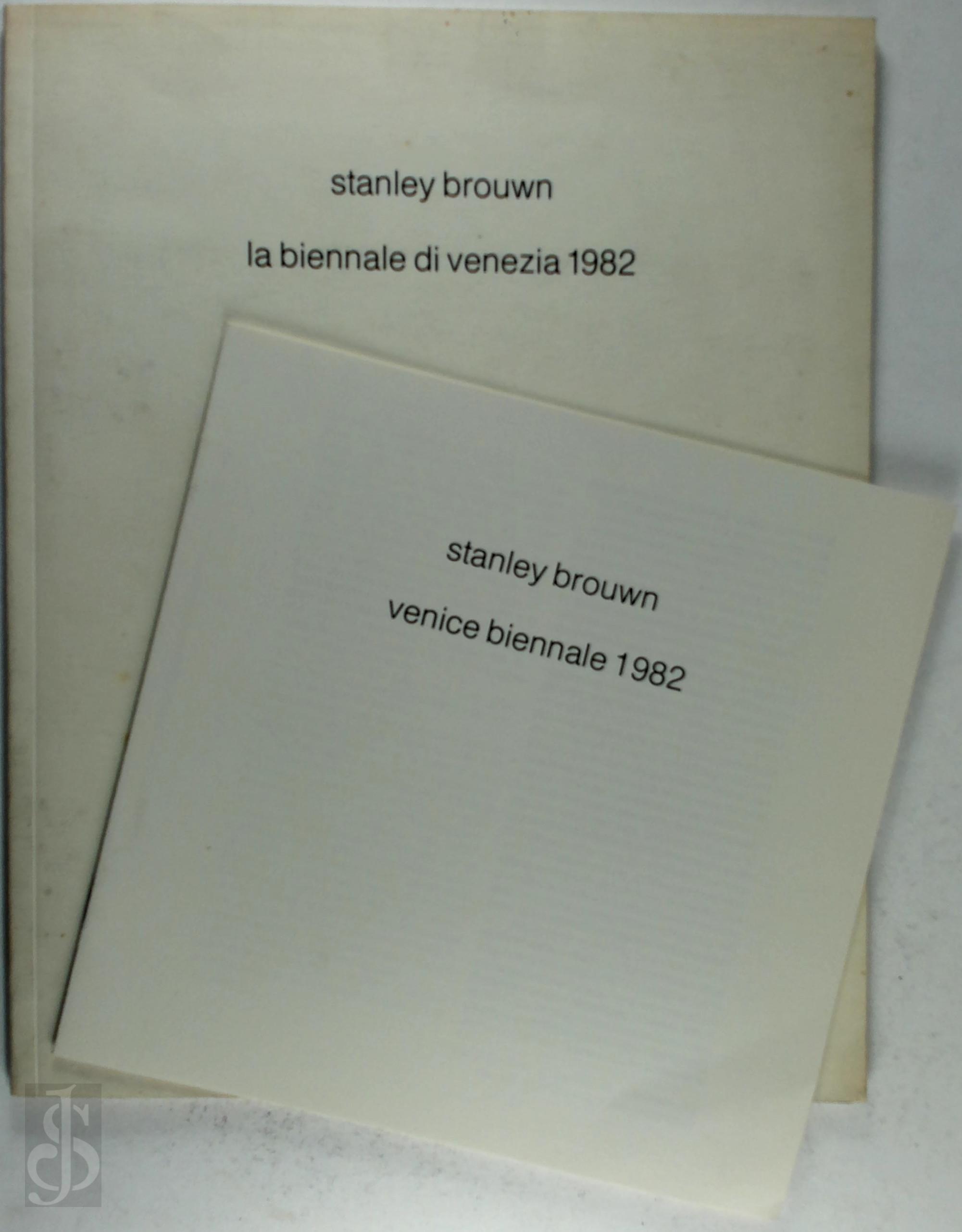 Stanley Brouwn 185805 - Stanley Brouwn. La biennale di venezia 1982