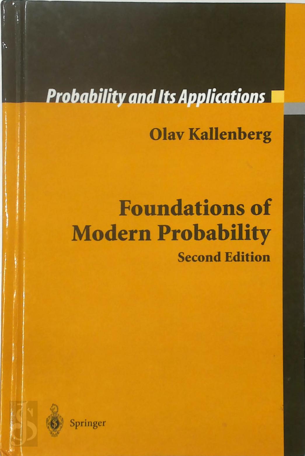 Olav Kallenberg 300824 - Foundations of Modern Probability