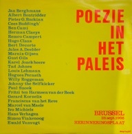 CLAUS, Hugo e.v.a. - Pozie in het Paleis - Brussel 28 sept. 1966 Herinneringsplaat