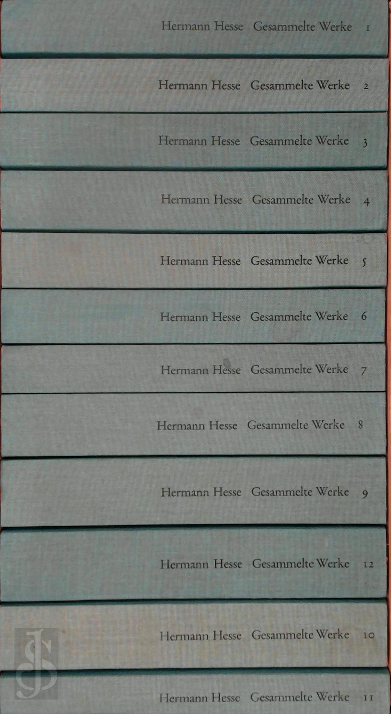 Hermann Hesse 12631 - Gesammelte Werke in zwlf Bnden