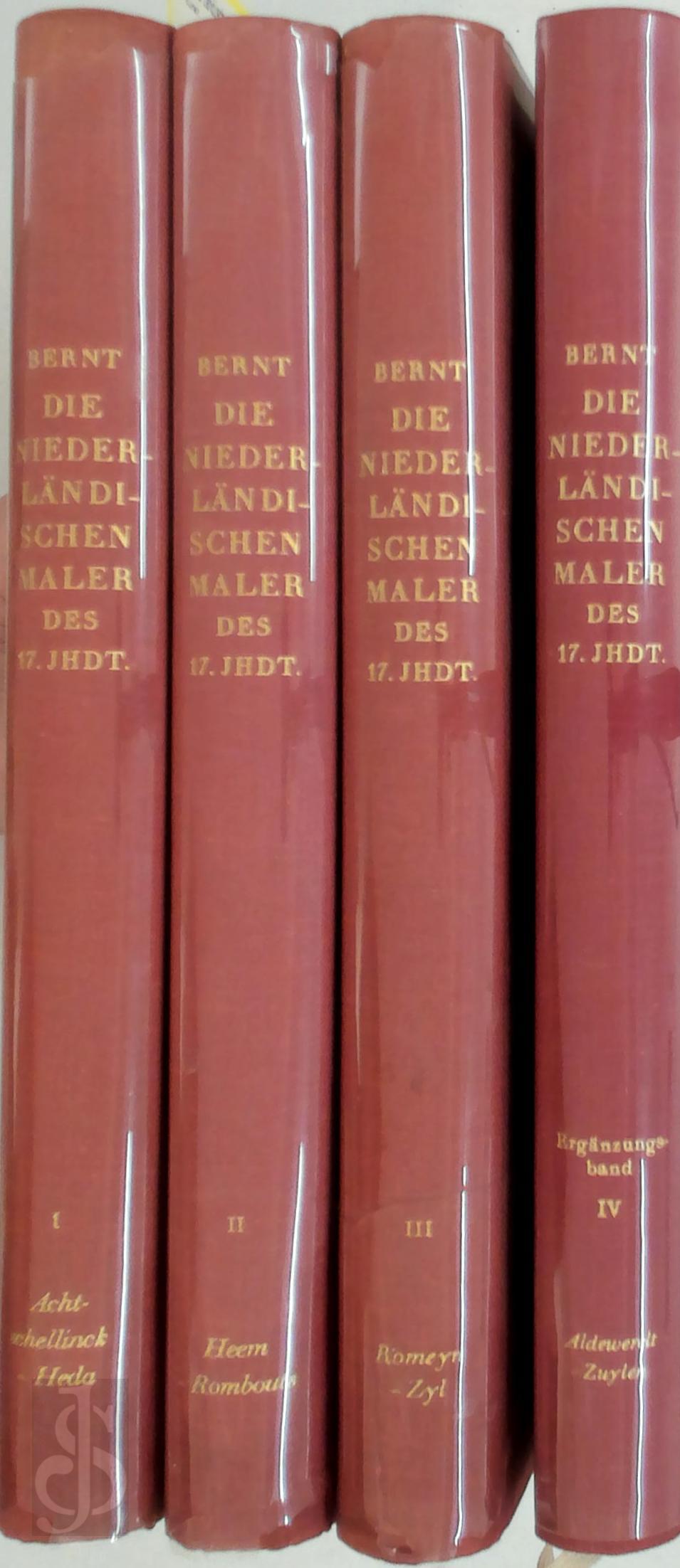 Walther Bernt 12912 - Die Niederlndischen Maler des 17. Jahrhunderts [4 vol.]