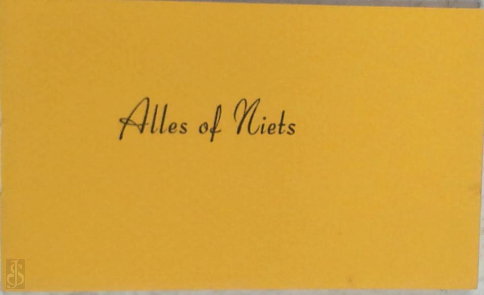 G.K. van het Reve 232073 - Alles of niets. Twee opdrachen