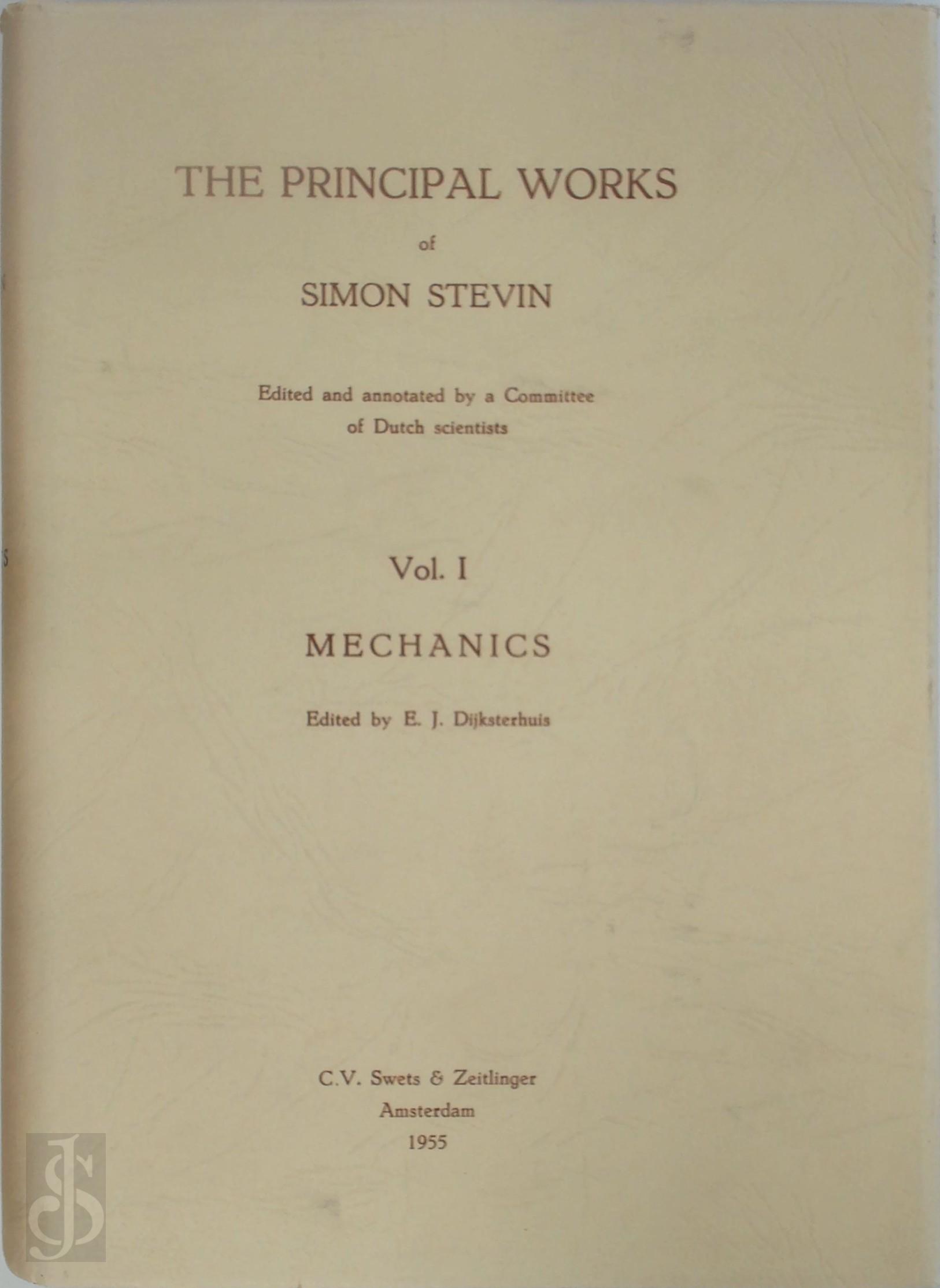 Simon Stevin 72173 - The principal works - Vol. 1. Mechanics