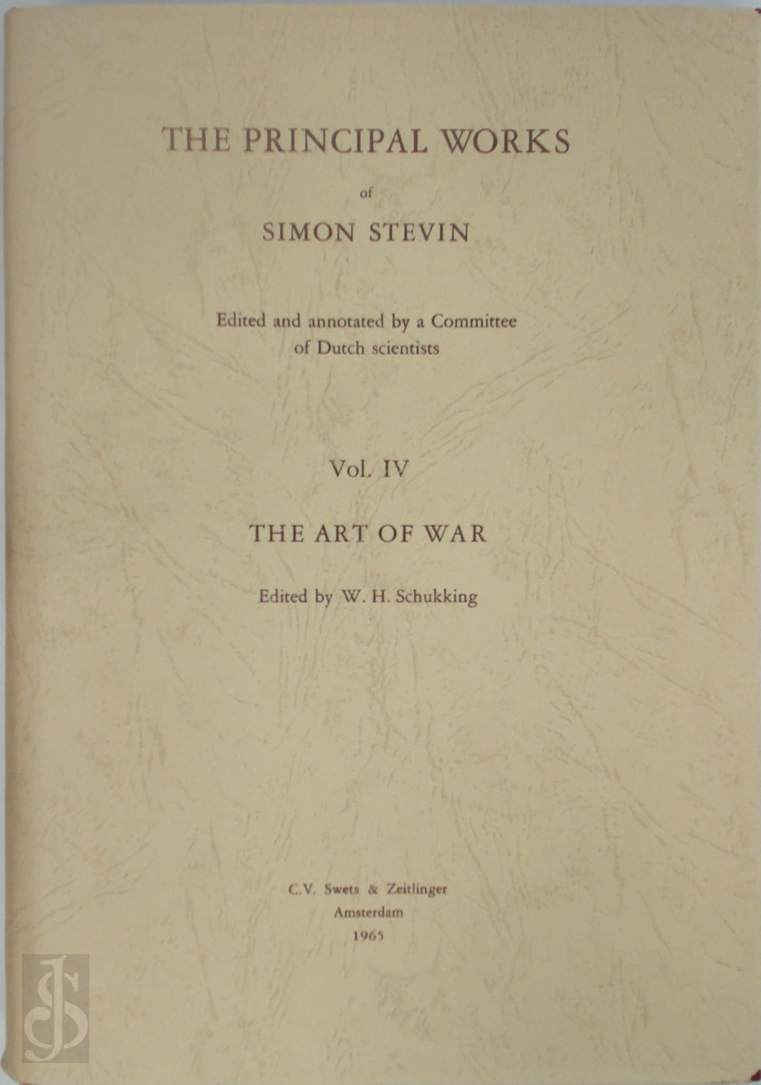 Simon Stevin 72173 - The principal works - Vol. 4. The Art of War