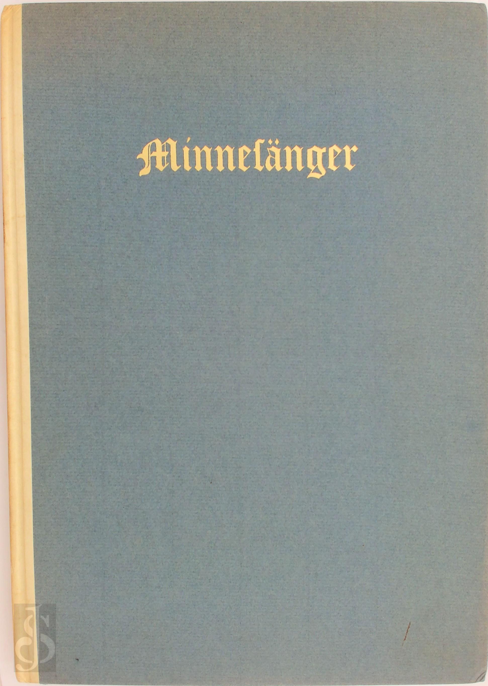Kurt Martin - Minnesnger. Vierundzwanzig farbige Wiedergaben aus der Manessischen Liederhandschrift. 3 volumes