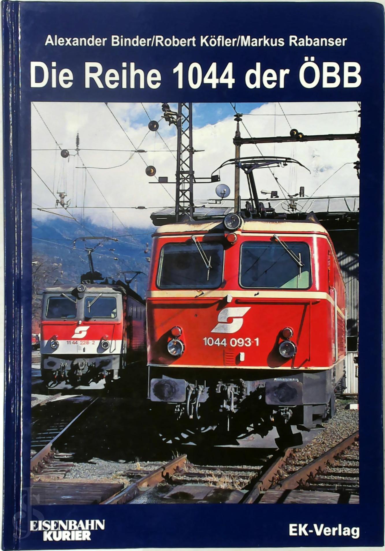 Alexander Binder 308088, Robert Kfler 308089, Markus Rabanser 308090 - Die Reihe 1044 der BB