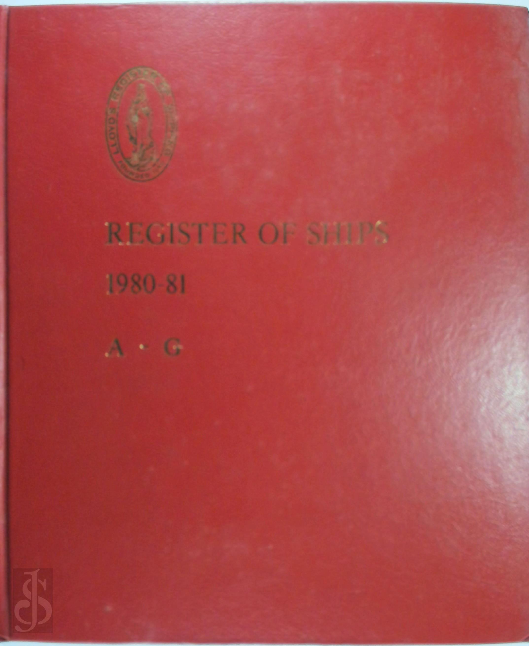  - Lloyd's Register of Shipping 1980-81