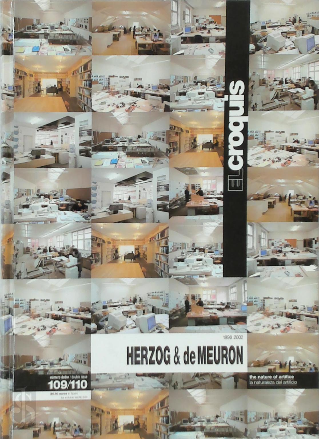 Herzog & de Meuron - Herzog & de Meuron, 1998 2002. The nature of artifice / la naturaleza del artificio
