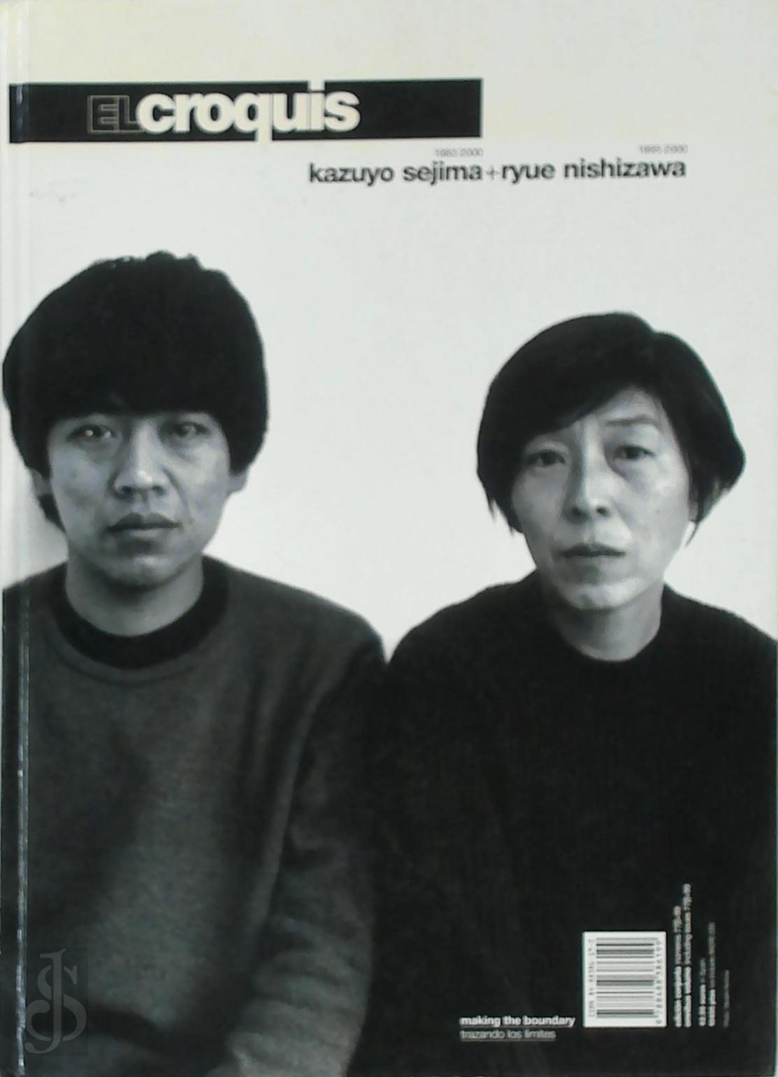 Kazuyo Sejima 35110, Ryue Nishizawa 35111 - Kazuyo Sejima, 1983-2000 + Ryue Nishizawa, 1995-2000. Making the boundery / trazando los limites