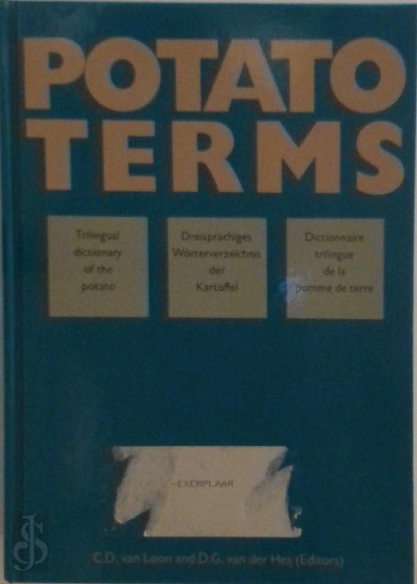  - Potato terms