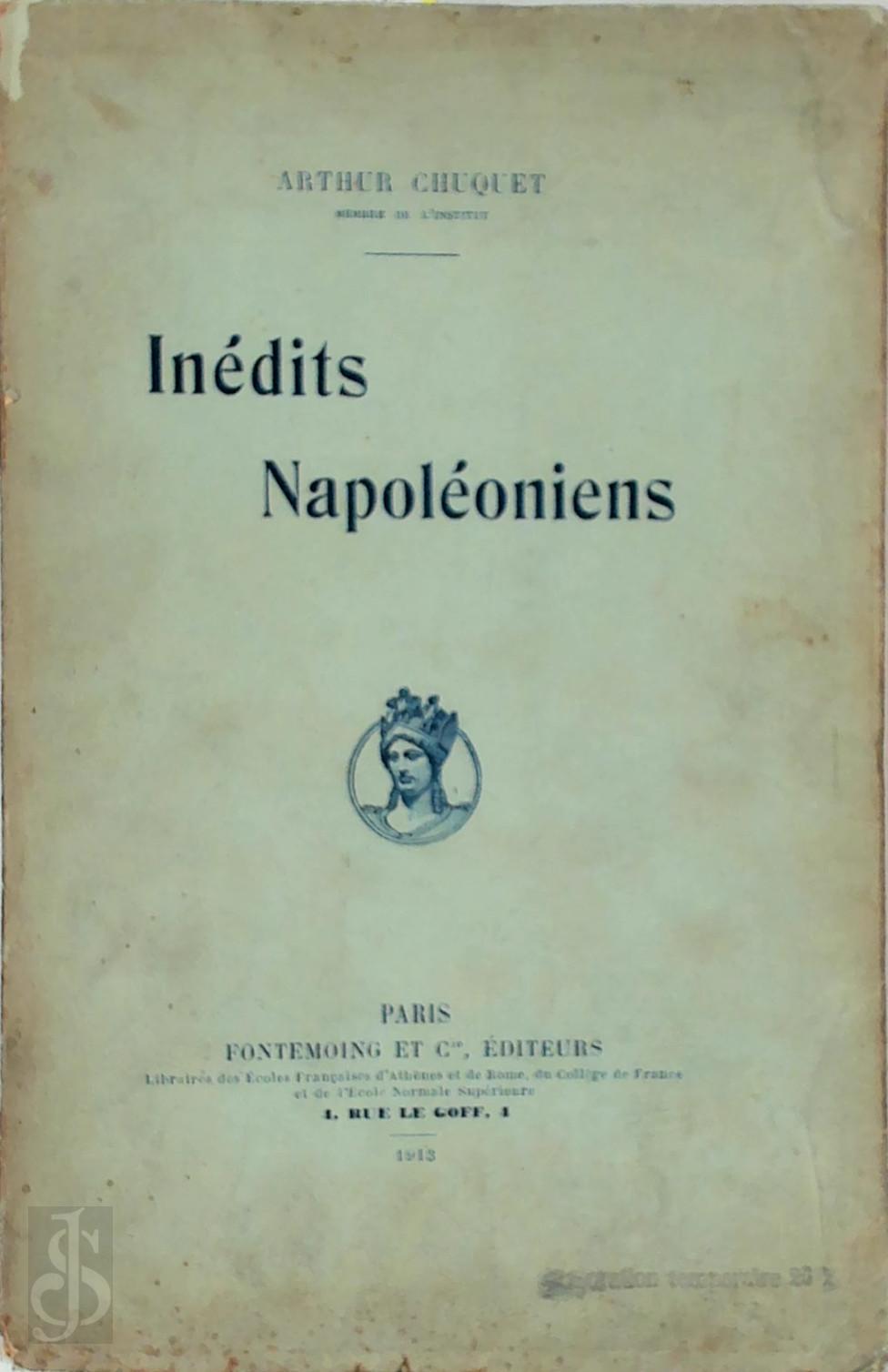 Arthur Chuquet 176984 - Indits Napoloniens