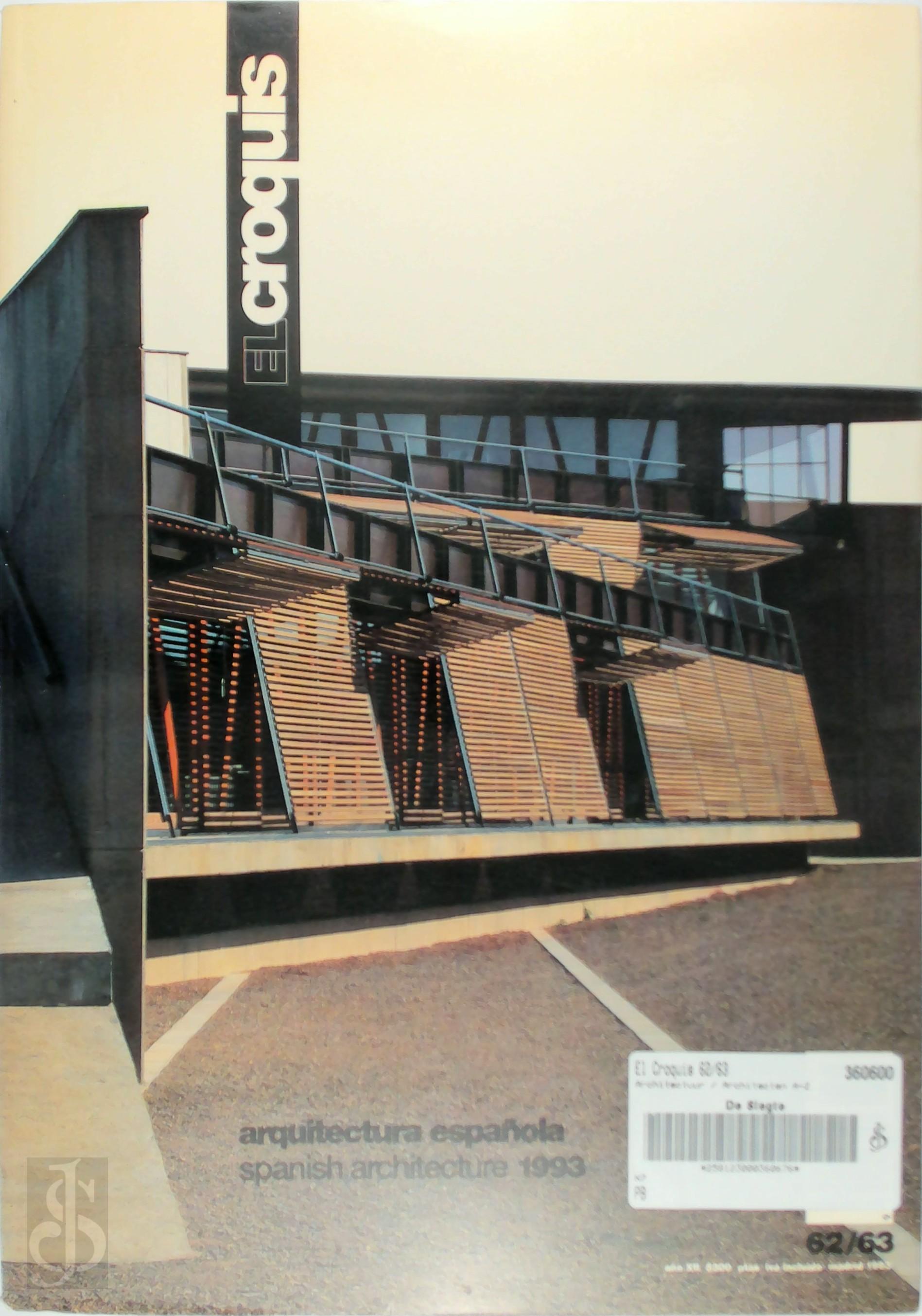  - El Croquis 1986/1995