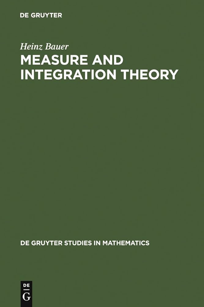 Heinz Bauer 129077 - Measure and Integration Theory