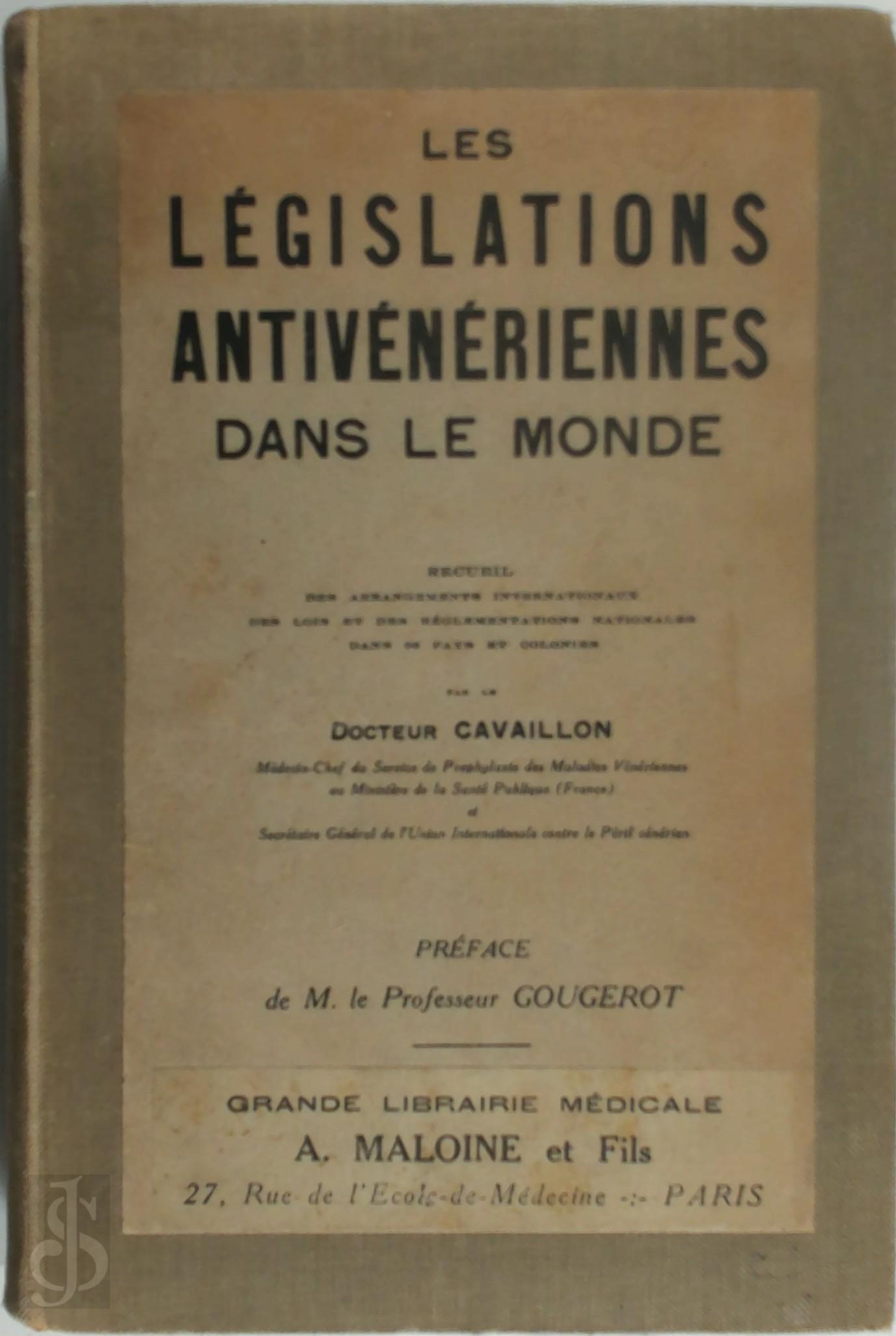 Cavaillon - Les lgislations antivnriennes dans le monde