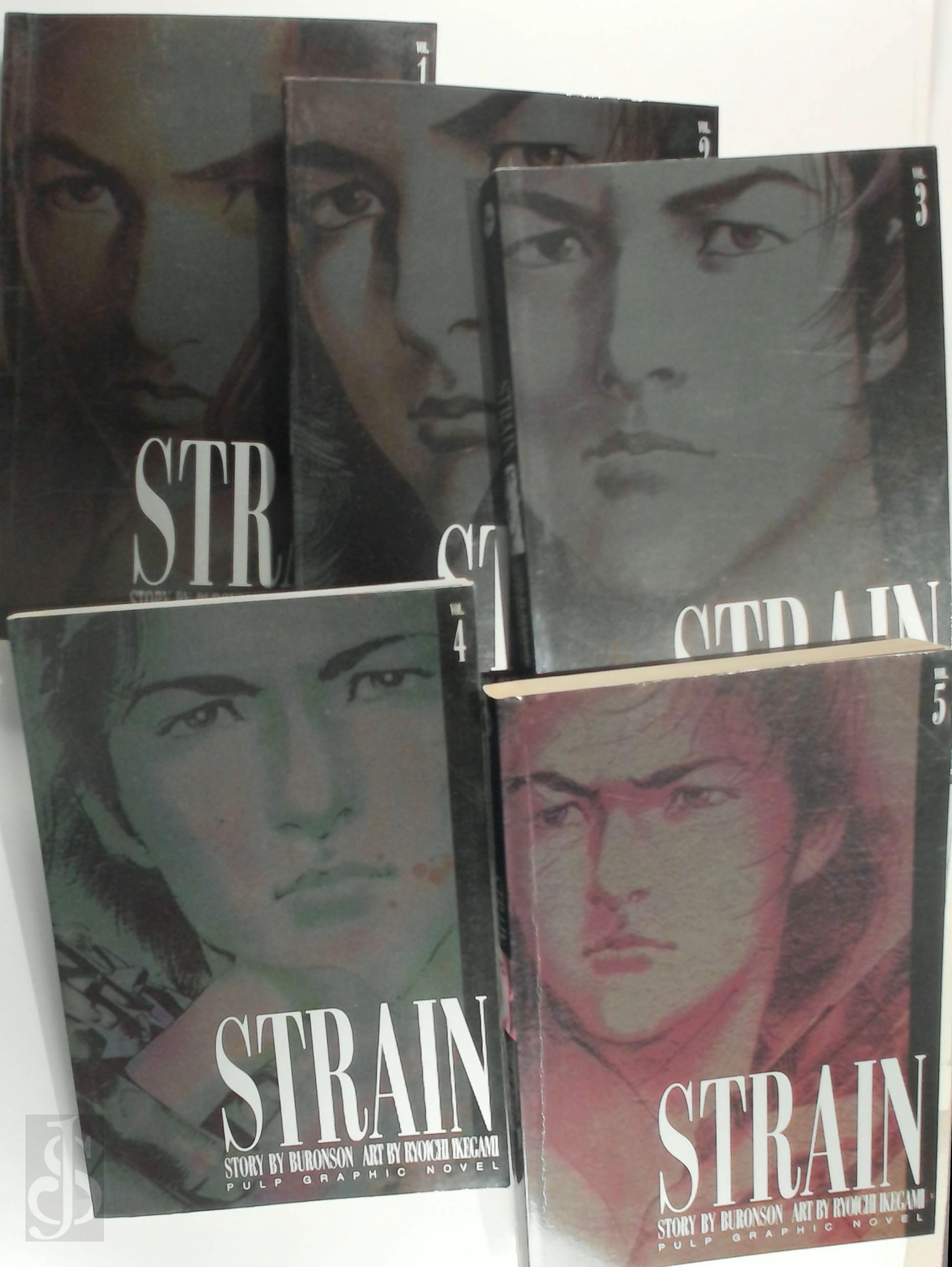 Buronson - Strain vol. 1 to 5 (complete set of 5 volumes)