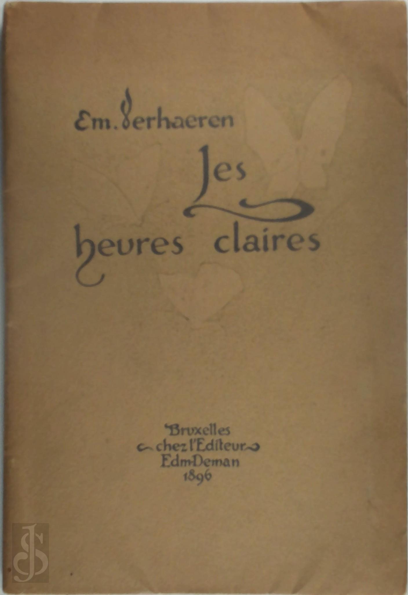 Em Verhaeren 340465 - Les heures claires