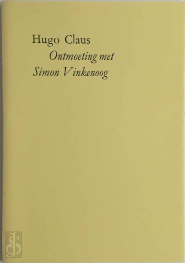 Hugo Claus 10583, Simon Vinkenoog 11029 - Ontmoeting met Simon Vinkenoog. Met een portret van Vinkenoog door Hugo Claus