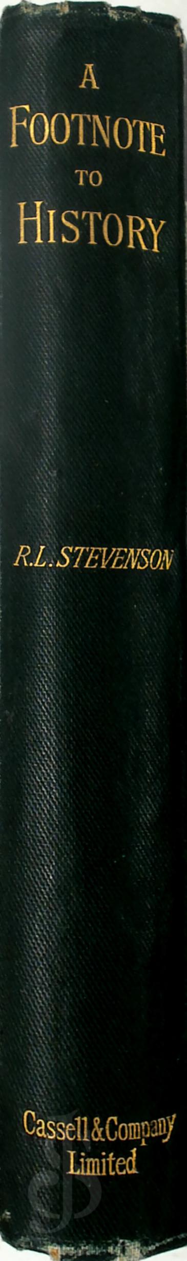 Robert Louis Stevenson 212782 - A Footnote to History. Eight Years of Trouble in Samoa