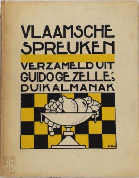 Guido Gezelle 10518 - Vlaamsche spreuken [35 ex. op Ingres]. Verzameld uit Guido Gezelle's Duikalmanak