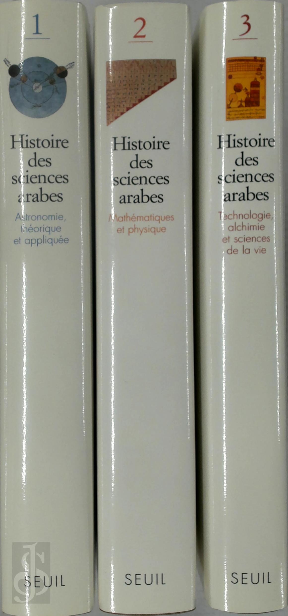 Roshdi Rashed 371710 - Histoire des sciences arabes [3 vol.]