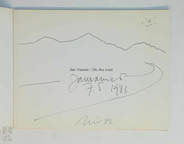 Jan Vanriet 19989, Gerd [Red.] Segers - On the road - Revolver 10/4 [met tekening, gesigneerd]