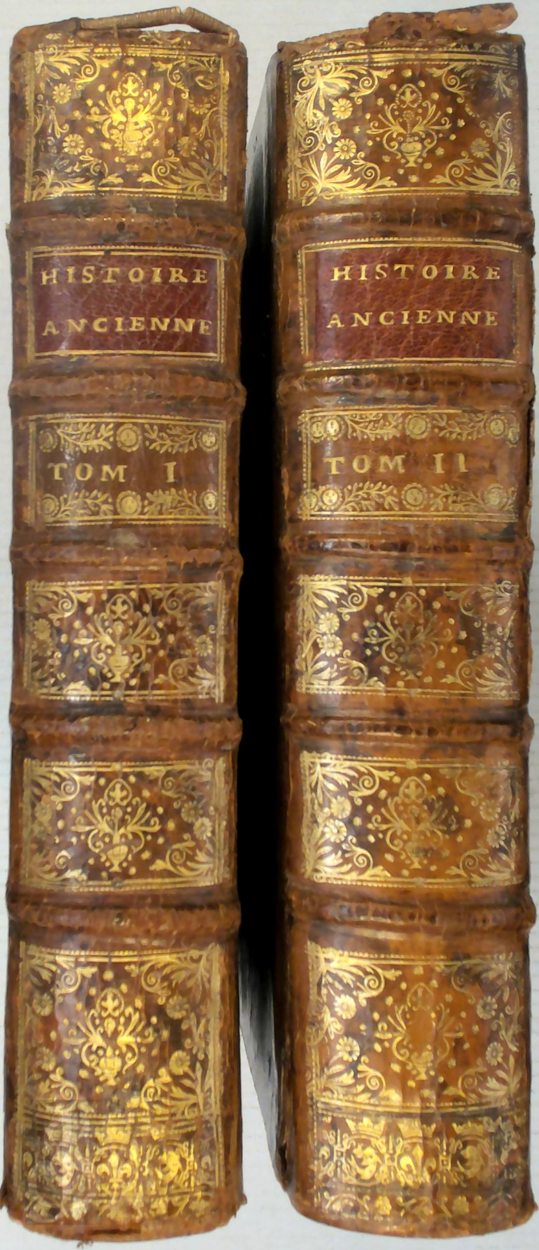 Charles Rollin 27662 - Histoire ancienne des Egyptiens, des Carthaginois, des Assyriens, des Babyloniens, des Medes et des Perses, des Macedoniens, des Grecs. Tome premier & Tome second