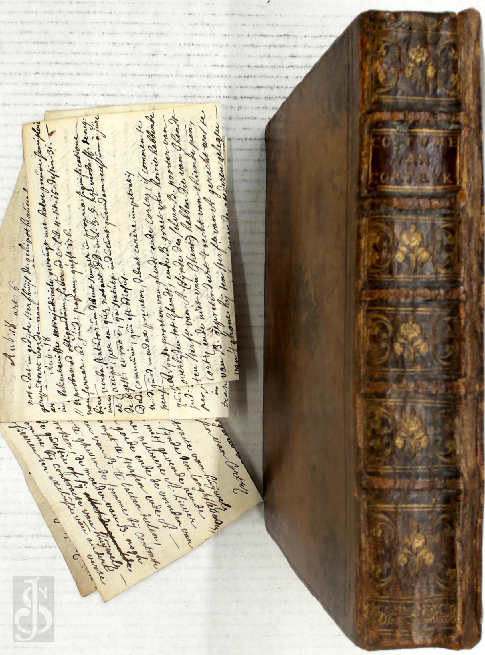  - Costumen der stede en casselrye van Cortrycke