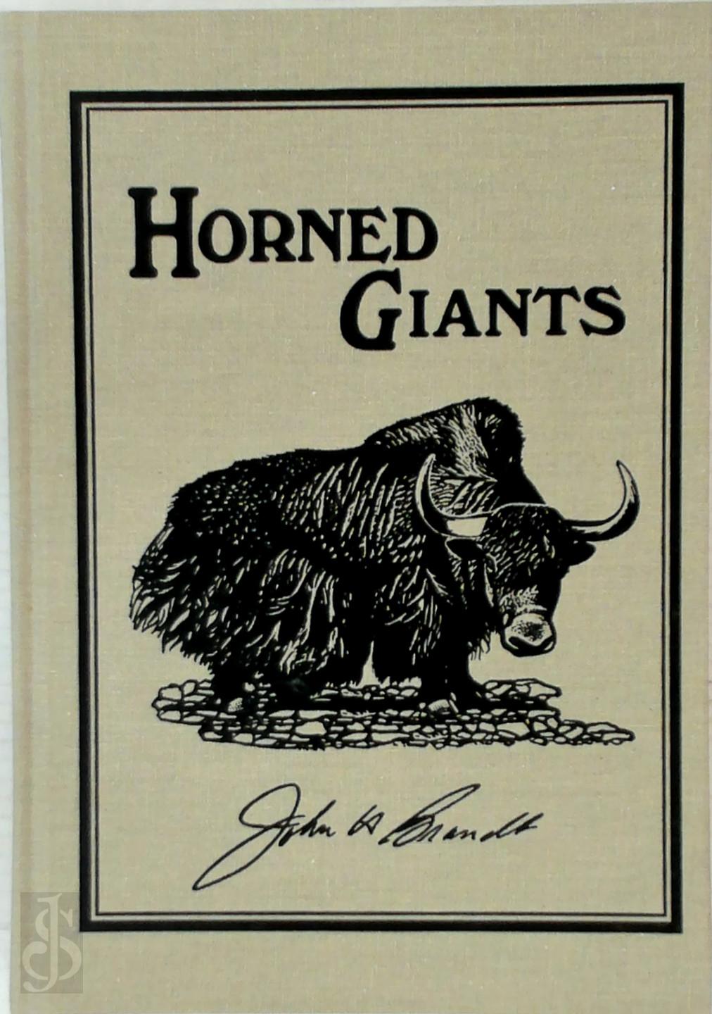John H. Brandt 416543 - Horned Giants. Hunting Eurasian Wild Cattle