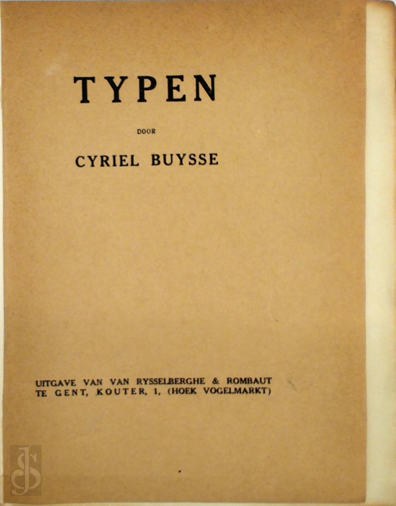 Cyriel Buysse 10371 - Typen
