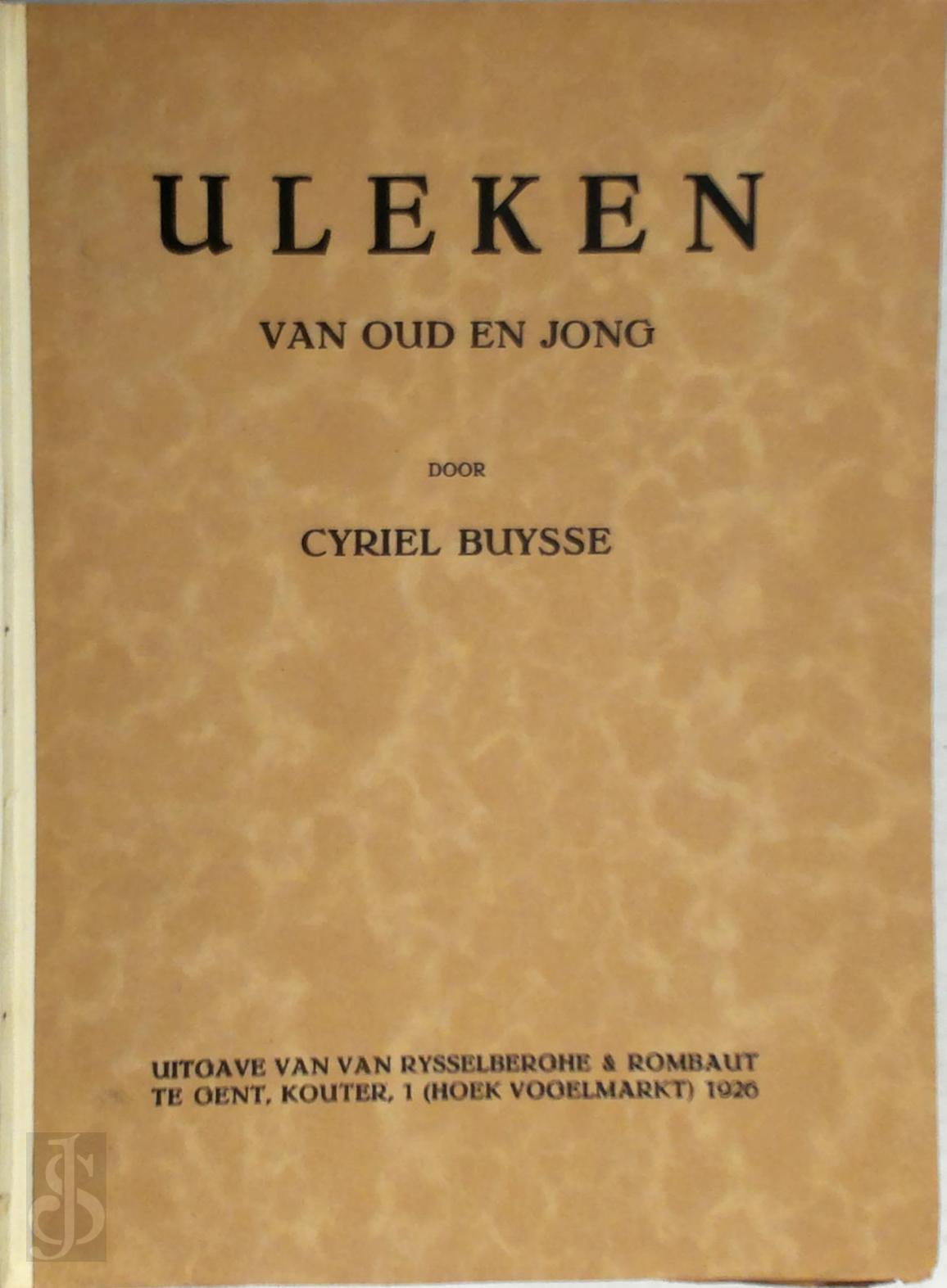 Cyriel Buysse 10371 - Uleken