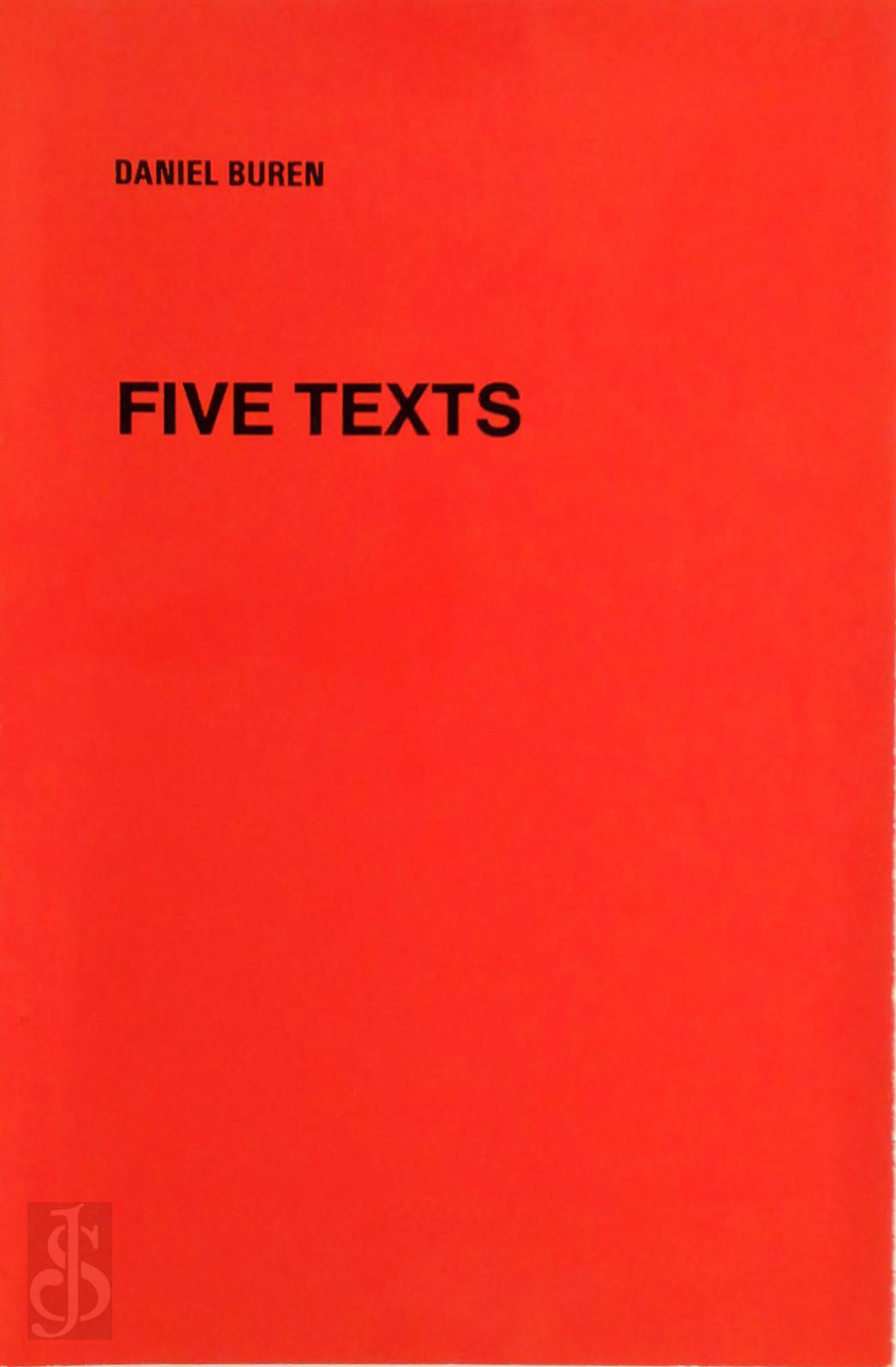 Daniel Buren 54525 - Five Texts