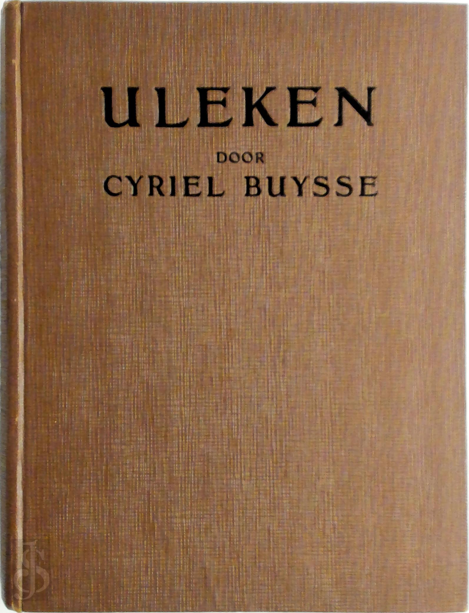 Cyril Buysse 10371 - Uleken [linnen band]. Van oud en jong