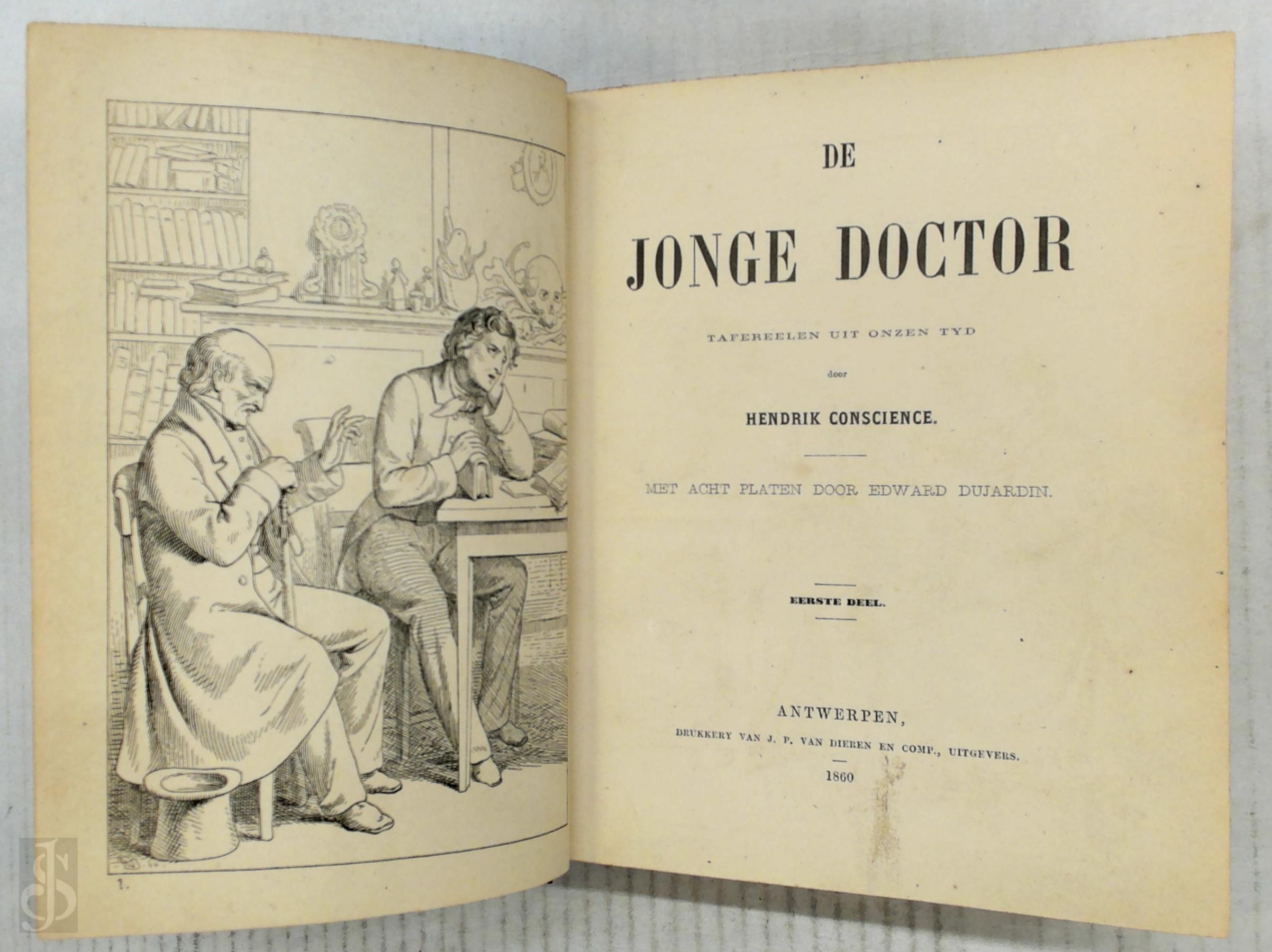 Hendrik Concience 480960 - De Jonge Doctor [2 dln. in 1]. Tafereelen uit onzen tyd