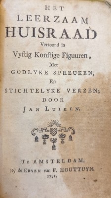 Jan Luiken 11774 - Leerzaam huisraad