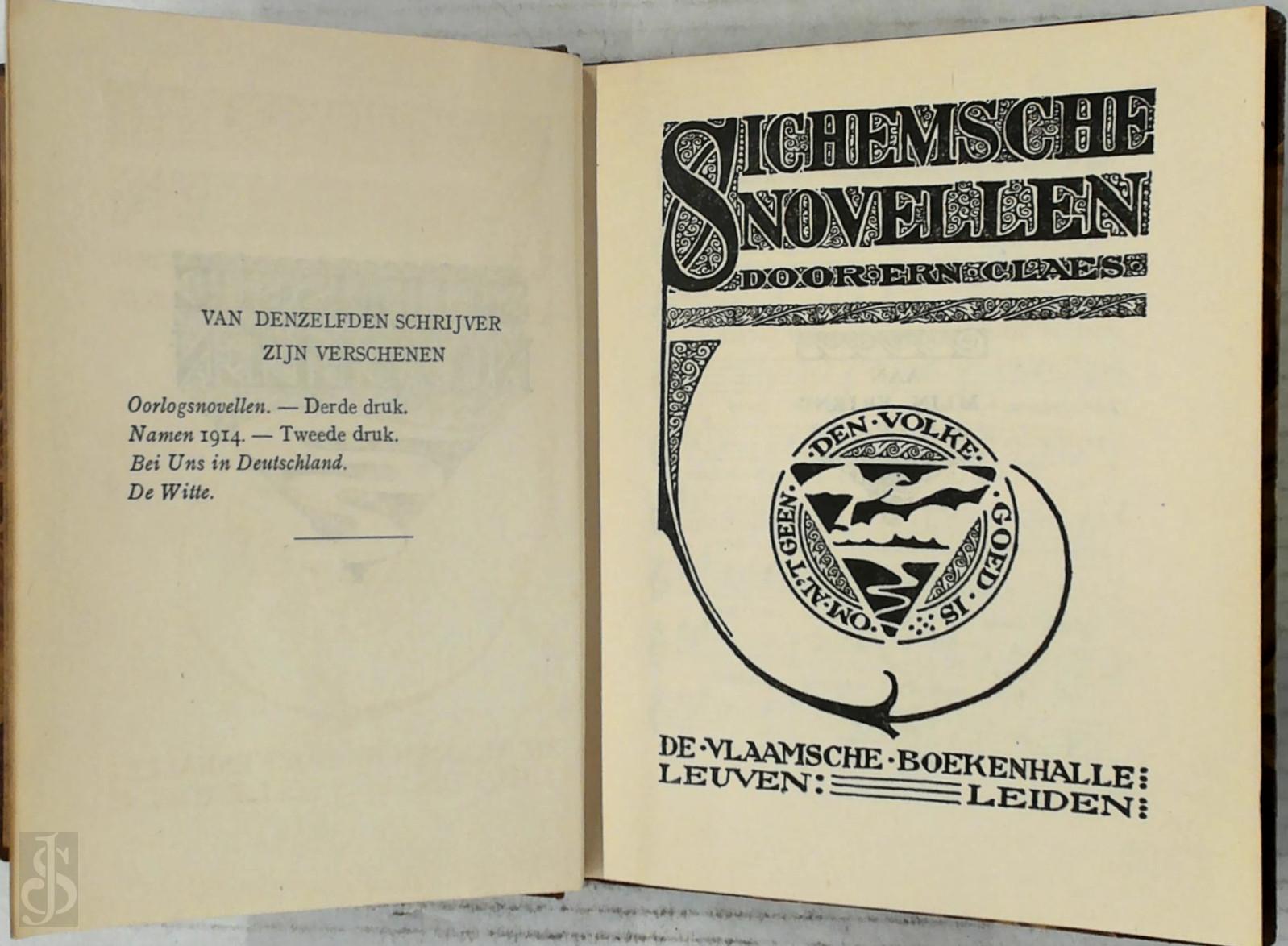 Ernest Claes 10427 - Sichemse novellen