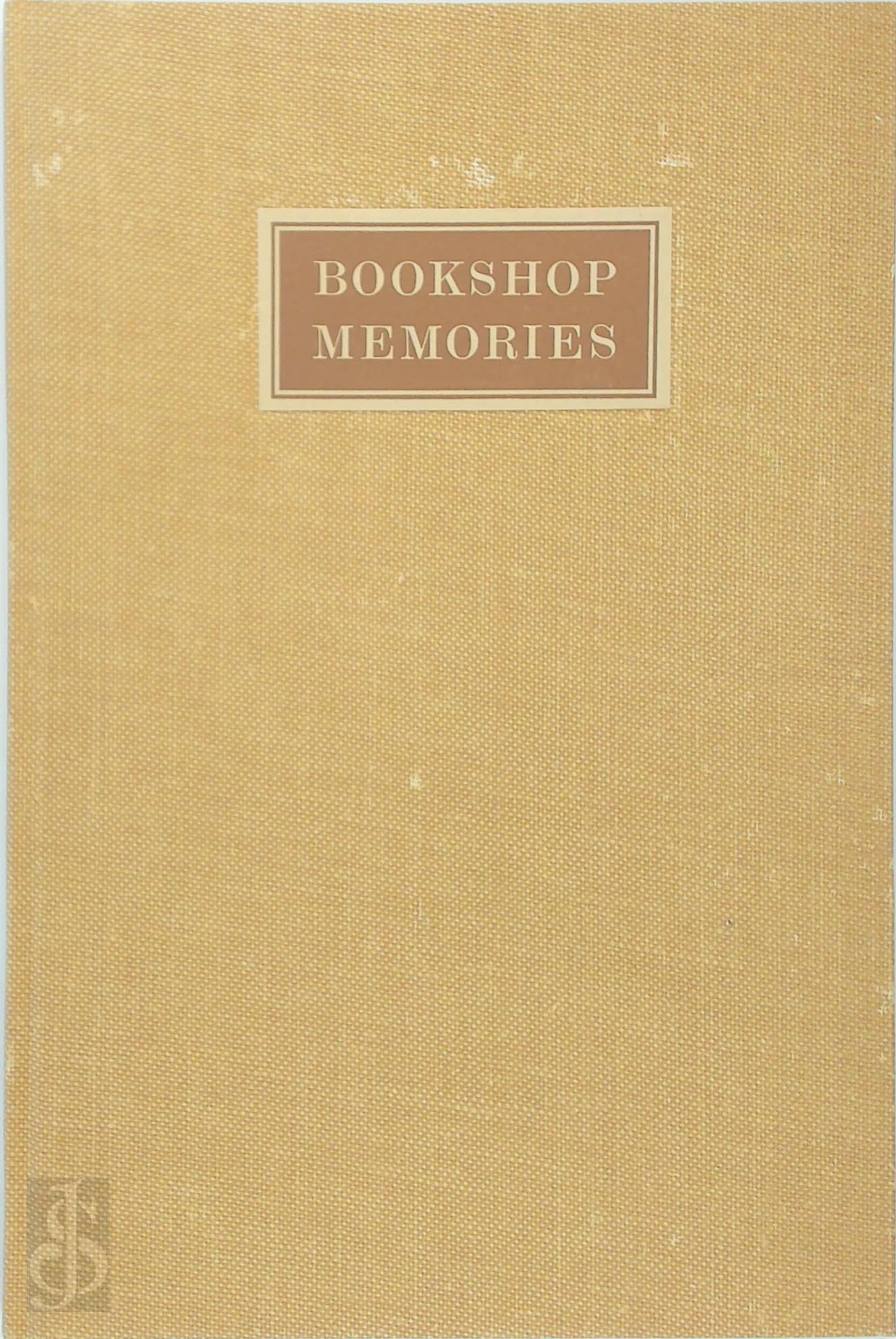 George Orwell 16193 - Bookshop Memories. With a foreword by W.E. Butler and a wood-engraving by Hilary Paynter