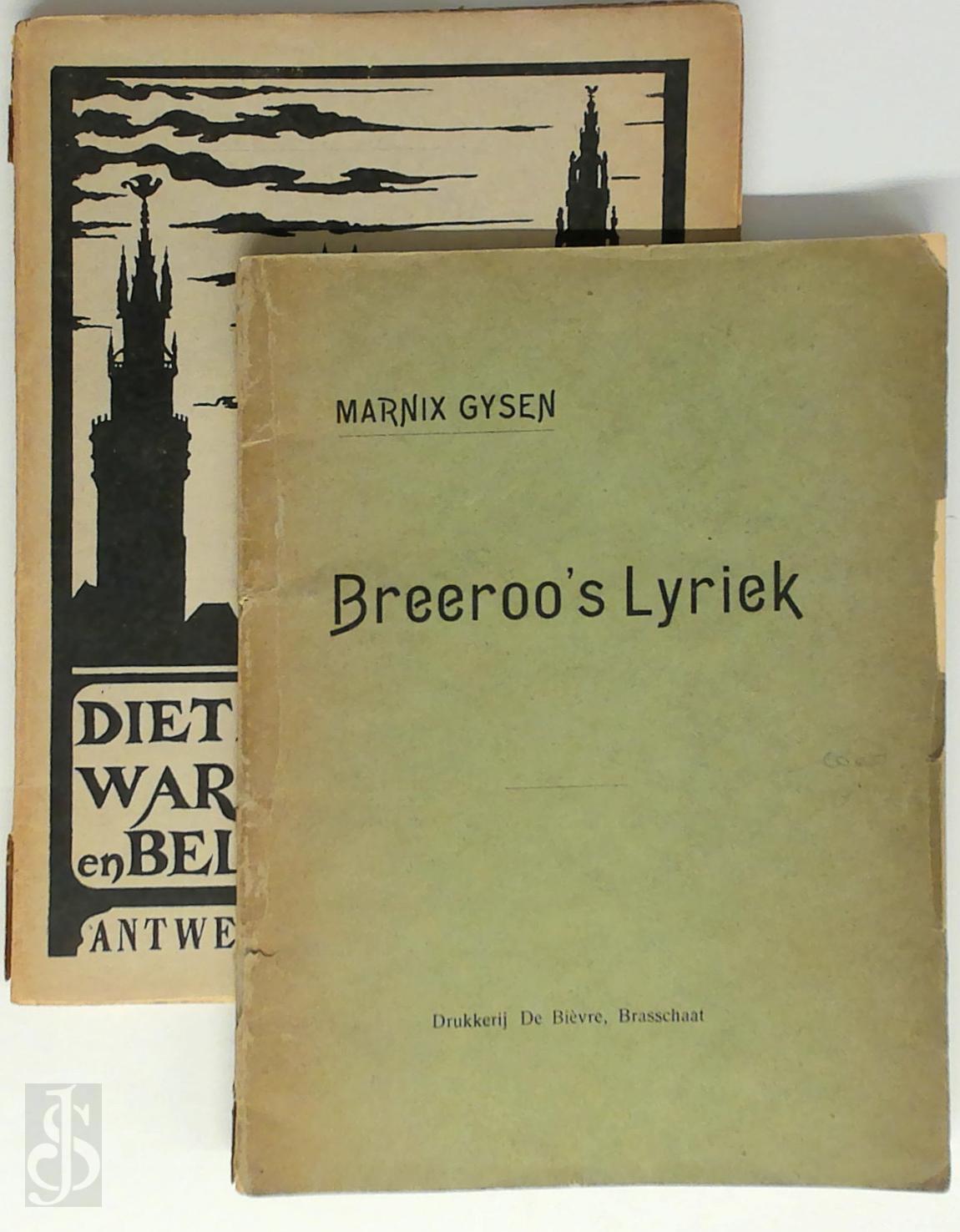 Marnix Gijsen 10840 - Breeroo's lyriek