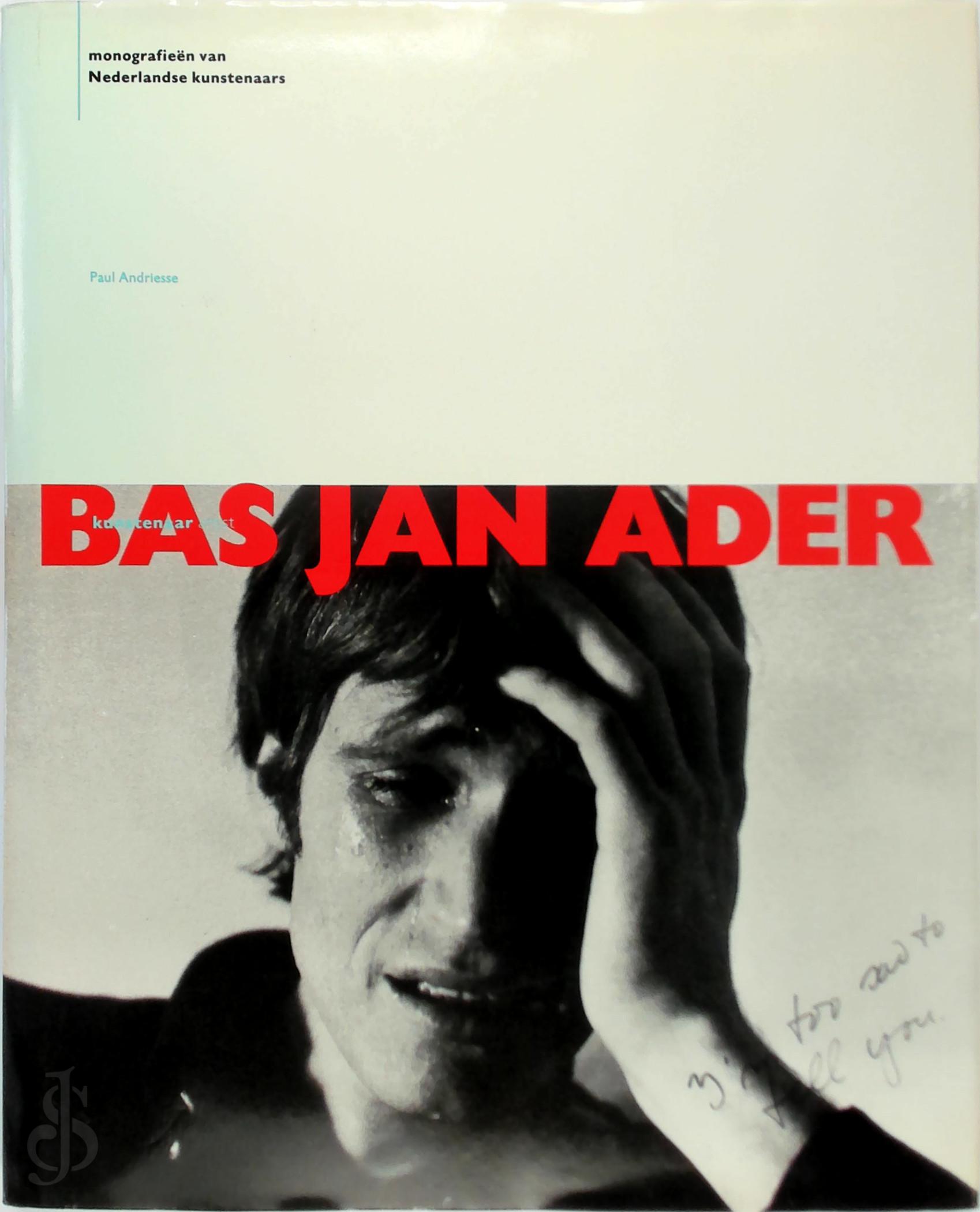 Paul Andriesse 28634 - Bas Jan Ader. Kunstenaar