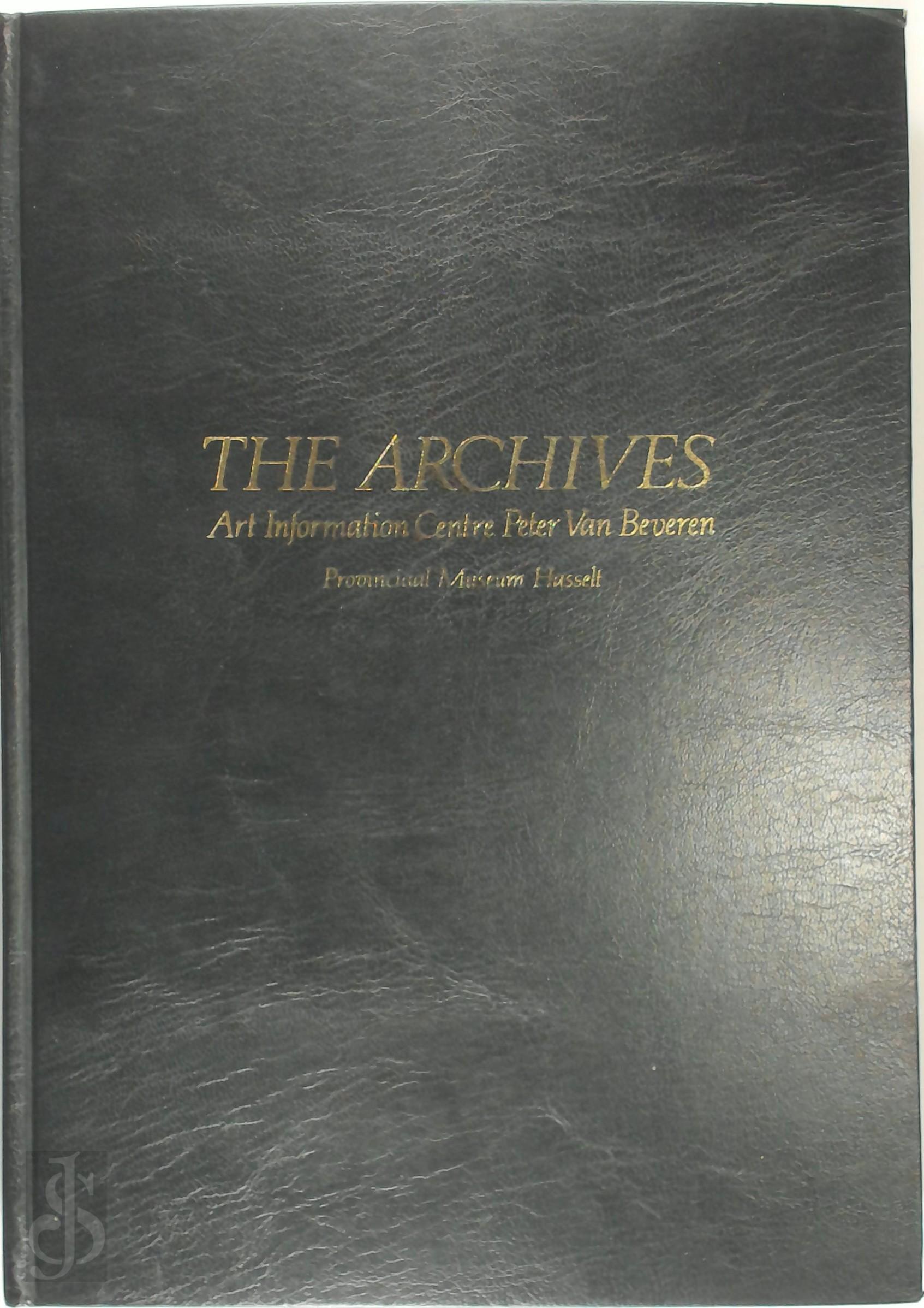Peter van Beveren 246271 - The Archives. Art information Centre Peter van Beveren