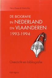 H. POEZE - De biografie in Nederland en Vlaanderen / 1993-1994