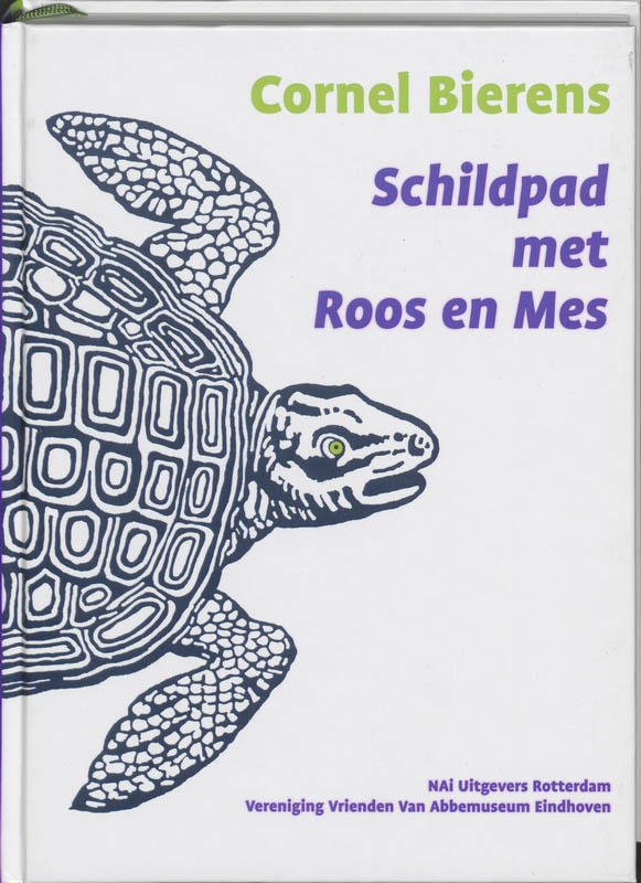 CORNEL BIERENS - Schildpad met Roos en Mes