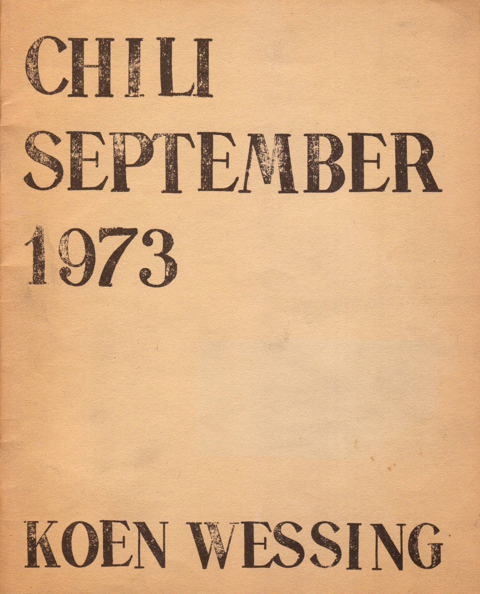 Koen Wessing 18038 - Chili september 1973.